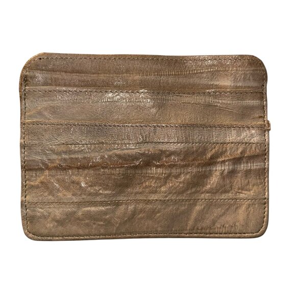 Khaki EEl Skin NEW ID card Credit card wallet - Picture 5 of 5